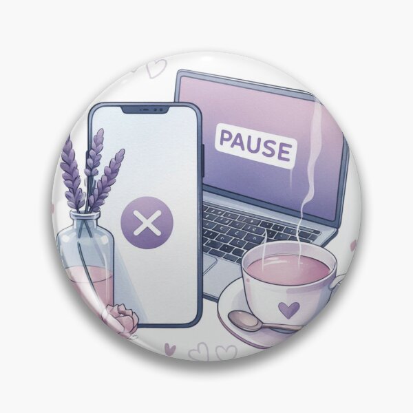 Item preview, Pause Life designed and sold by CreatedbyKandJ.
