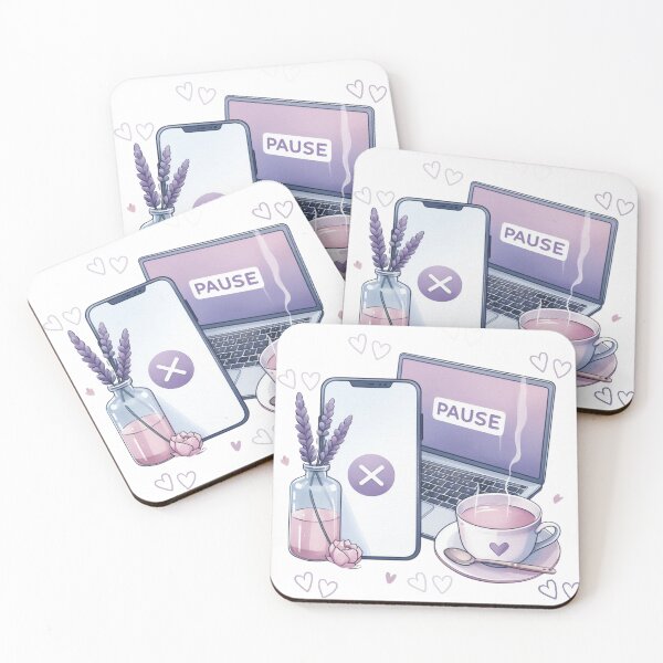 Item preview, Pause Life designed and sold by CreatedbyKandJ.
