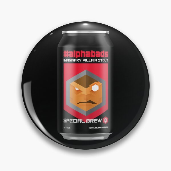 Item preview, IMAGINARY VILLAIN STOUT // #alphabads "Q" designed and sold by REALTHANG CUSTOMS.