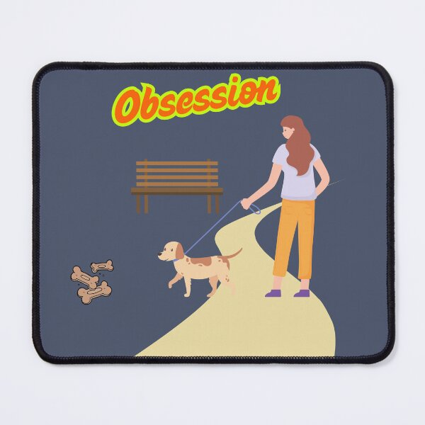 Item preview, Obsession – Dog Walking with Treat Temptation designed and sold by Nadia-joy.