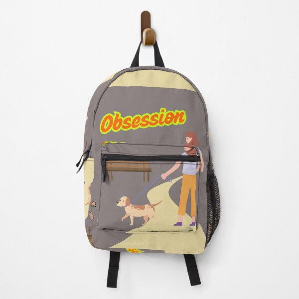 Item preview, Obsession – Dog Walking with Treat Temptation designed and sold by Nadia-joy.