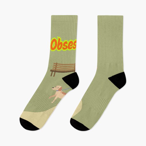 Item preview, Obsession – Dog Walking with Treat Temptation designed and sold by Nadia-joy.