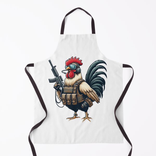 Item preview, Tactical Commando Rooster Military-Themed Humor Art designed and sold by latelierdechris.