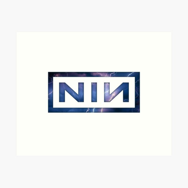 Item preview,  NIN Logo - Classic Old Skool  - Dark Lightning designed and sold by SentientGallery.