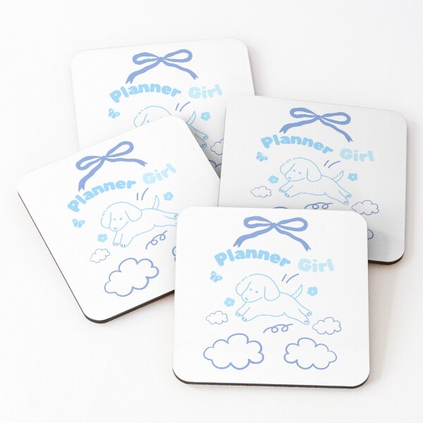 Item preview, Planner Girl – Soft Blue Cute Puppy designed and sold by ZerotwoStudio.