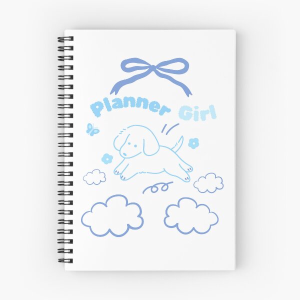 Item preview, Planner Girl – Soft Blue Cute Puppy designed and sold by ZerotwoStudio.