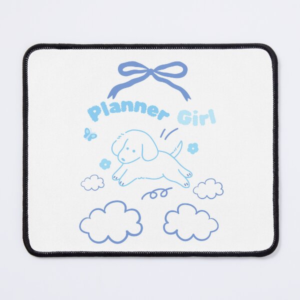 Item preview, Planner Girl – Soft Blue Cute Puppy designed and sold by ZerotwoStudio.