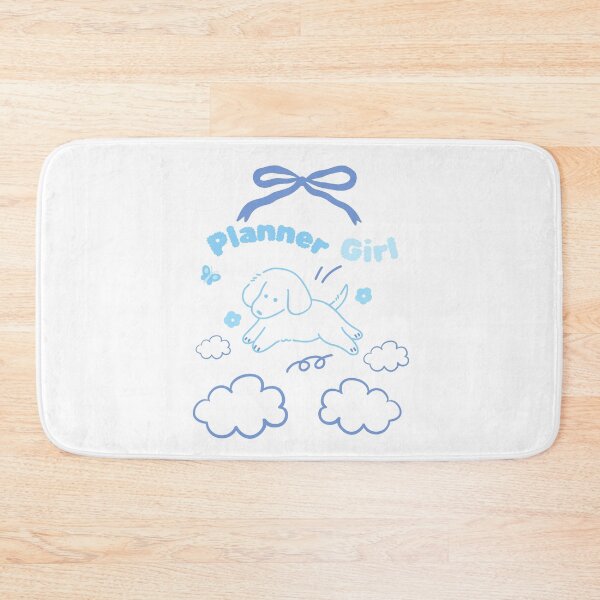 Item preview, Planner Girl – Soft Blue Cute Puppy designed and sold by ZerotwoStudio.