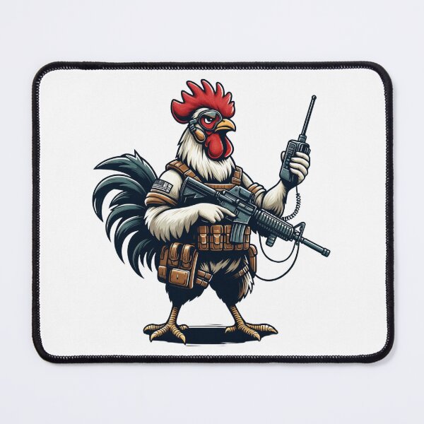 Aperçu de l'œuvre Tactical Commando Rooster Patriotic Military Art créée et vendue par latelierdechris.