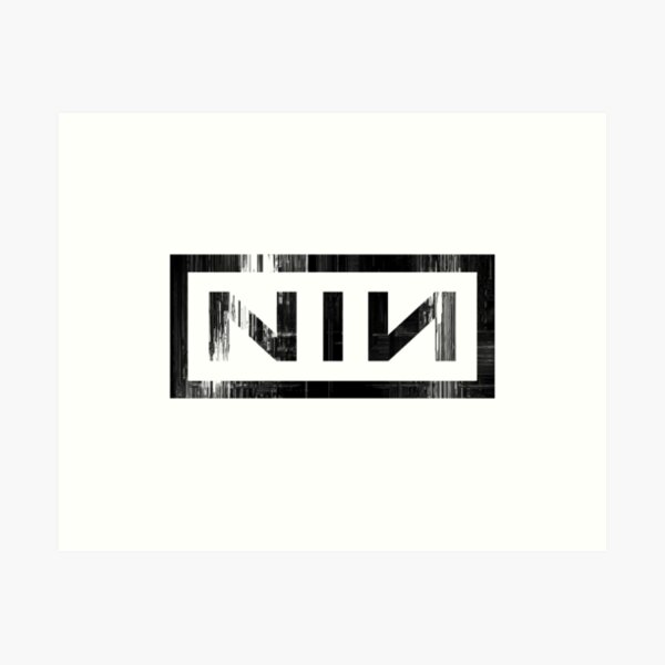 Item preview, NIN Logo - Classic Old Skool  - Glitch I designed and sold by SentientGallery.
