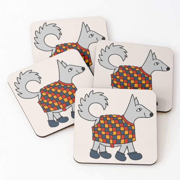 Item preview, Grey wolfhound husky puppy dog designed and sold by FrancesPoff.