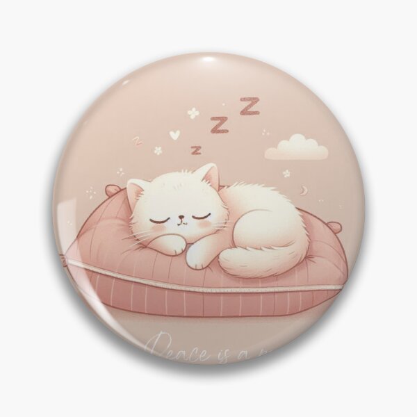 Item preview, Cat Peace is a Purring Heart designed and sold by CreatedbyKandJ.