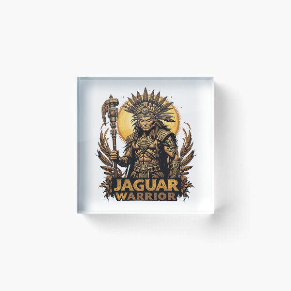 Item preview, Jaguar Warrior Aztec Strength Design designed and sold by latelierdechris.