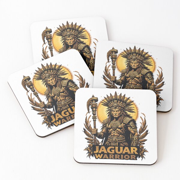Item preview, Jaguar Warrior Aztec Strength Design designed and sold by latelierdechris.