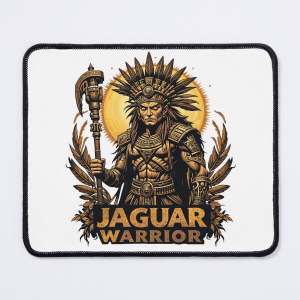 Item preview, Jaguar Warrior Aztec Strength Design designed and sold by latelierdechris.