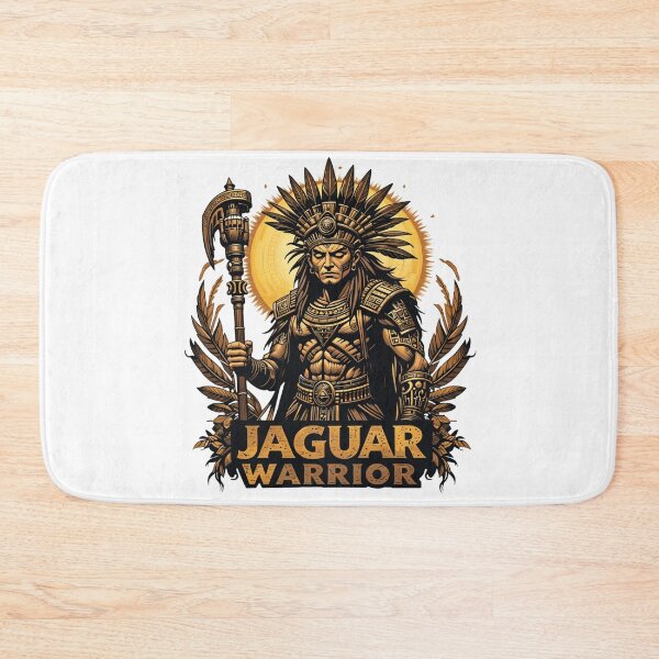 Item preview, Jaguar Warrior Aztec Strength Design designed and sold by latelierdechris.