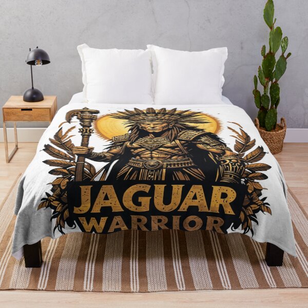 Item preview, Jaguar Warrior Aztec Strength Design designed and sold by latelierdechris.