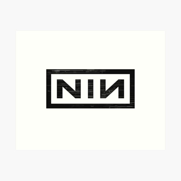 Item preview, NIN Logo - Classic Old Skool  - Glitch III designed and sold by SentientGallery.