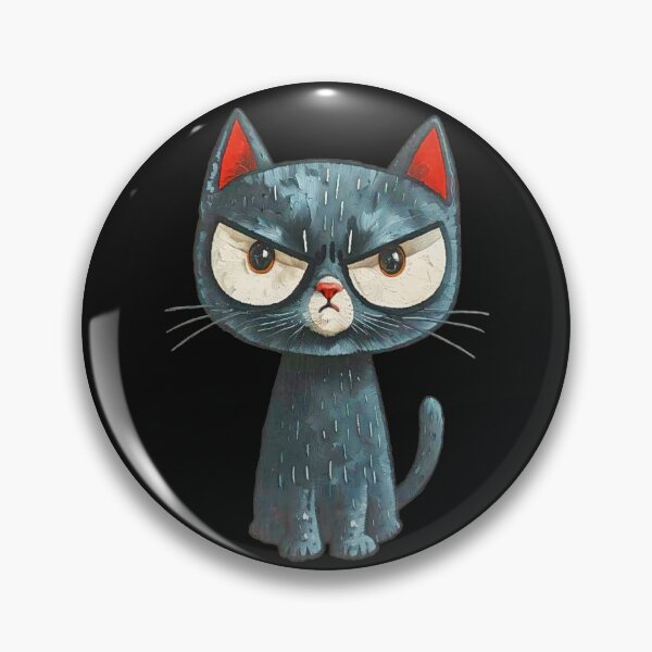 Item preview, Grumpy Little Overlord – Angry Cute Cat for Cat Lovers with Attitude Design for Shirts, Stickers, Mugs & More designed and sold by eatmorvelopator.