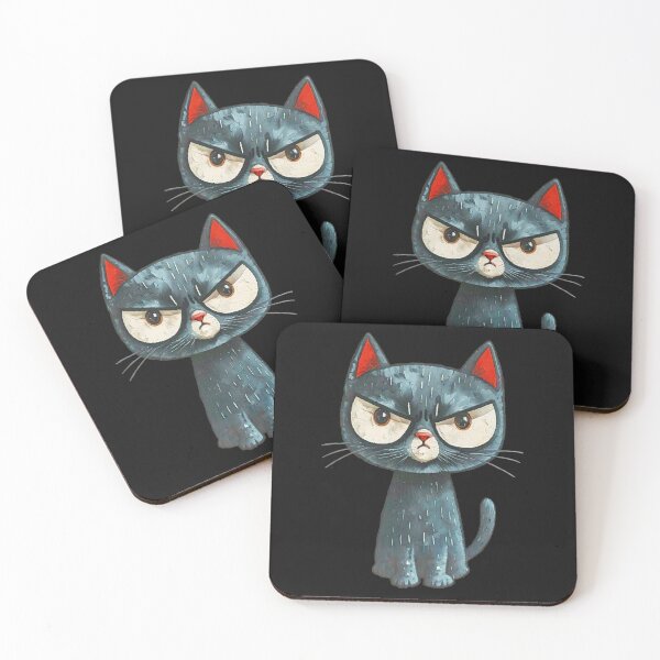 Item preview, Grumpy Little Overlord – Angry Cute Cat for Cat Lovers with Attitude Design for Shirts, Stickers, Mugs & More designed and sold by eatmorvelopator.