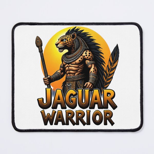 Item preview, Jaguar Warrior Symbolic Aztec Art designed and sold by latelierdechris.