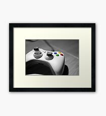 Lonely Gamer Framed Print