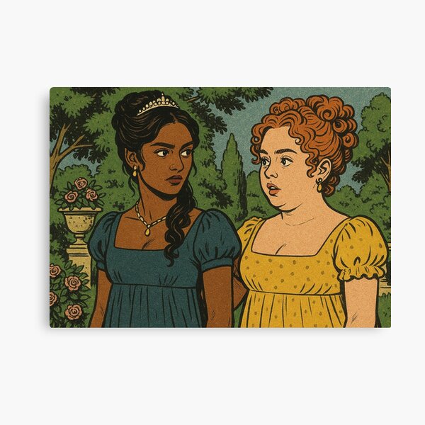 Item preview, Bridgerton, Kate Sharma, Penelope Featherington, Netflix series designed and sold by Mauswohn.