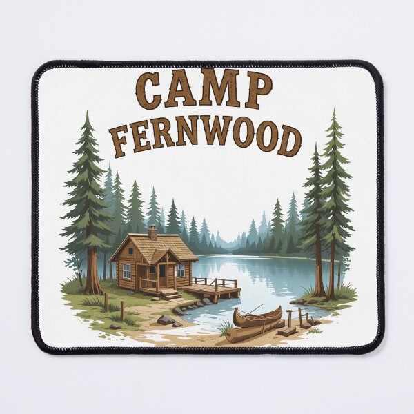 Item preview, Camp Fernwood Lakeside Retreat Art designed and sold by latelierdechris.