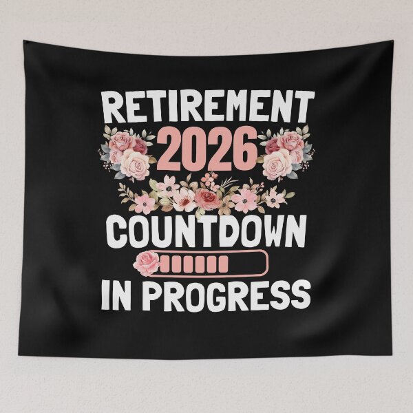 Item preview, Retirement 2026 Countdown In Progress Flower Floral Lover Women designed and sold by thebest-2studio.