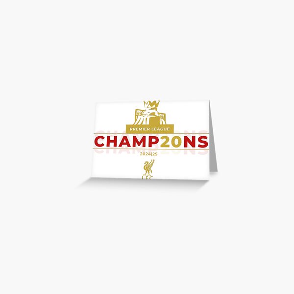 Artikel-Vorschau von Liverpool 2025 Premier League Meister, designt und verkauft von LockStockDesigns.