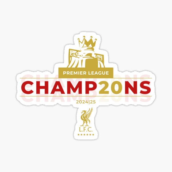 Item preview, Liverpool 2025 Premier League Champions designed and sold by LockStockDesigns.