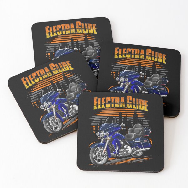 Item preview, Motorcycle Electra Glide CVO Ultra Classic FLHTCUSE 2011 (Candy Cobalt & Twilight Blue & Flame Graphics) for Motorcycle Riders designed and sold by MotoApparelHub.