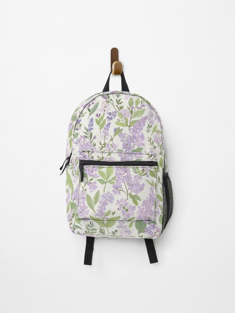 Thumbnail 1 of 3, Backpack, Lilac Flower designed and sold by CoolPixels.