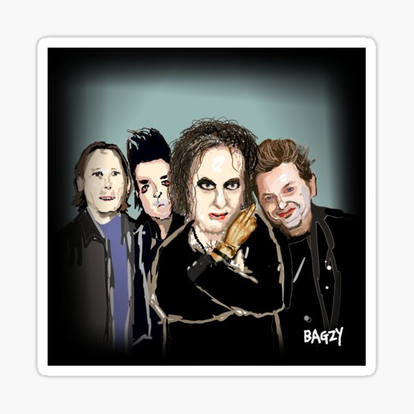 Item preview, Original Fan Art, Drawing by Bagzy, Goth Rock, Alternative Music, 80s designed and sold by BagzyArt.