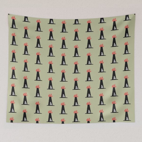 Item preview, Lighthouse Flame – SRBartist Style Pattern designed and sold by SRBartist.