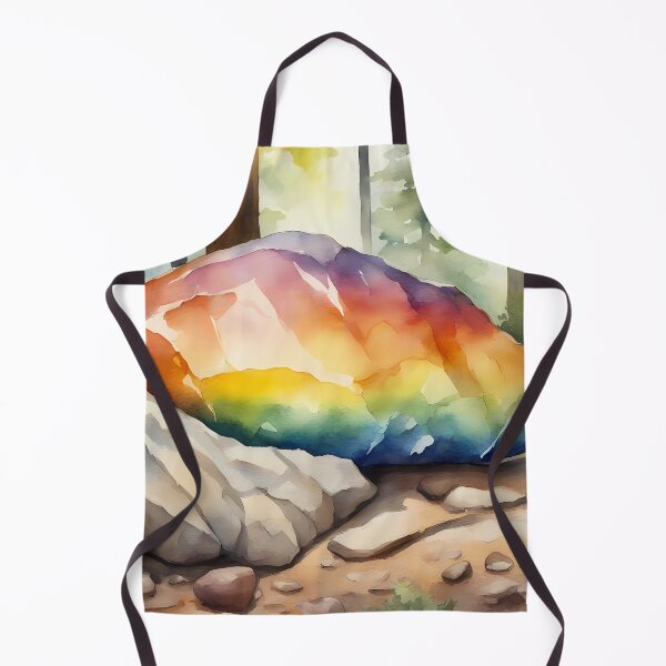 Item preview, Rainbow Rock in Forest designed and sold by CalmnessbyChoice.