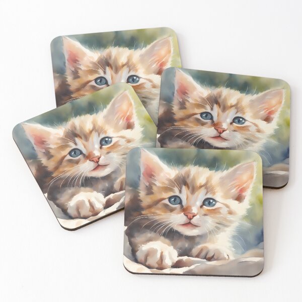 Item preview, Cute Kitten in Sunlight designed and sold by CalmnessbyChoice.