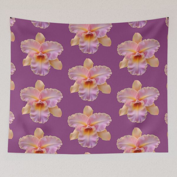 Item preview, A large Cattleya orchid is blooming. designed and sold by FluffyGallery.