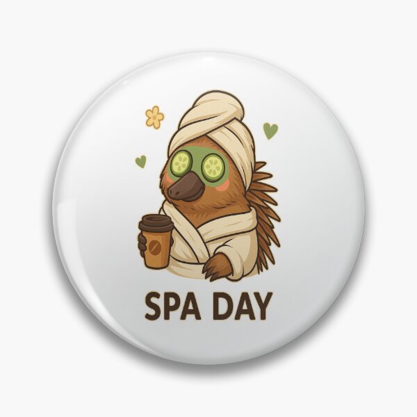 Item preview, Echidna Spa Day – Relaxing Cute Animal Art Vintage designed and sold by Memorph.