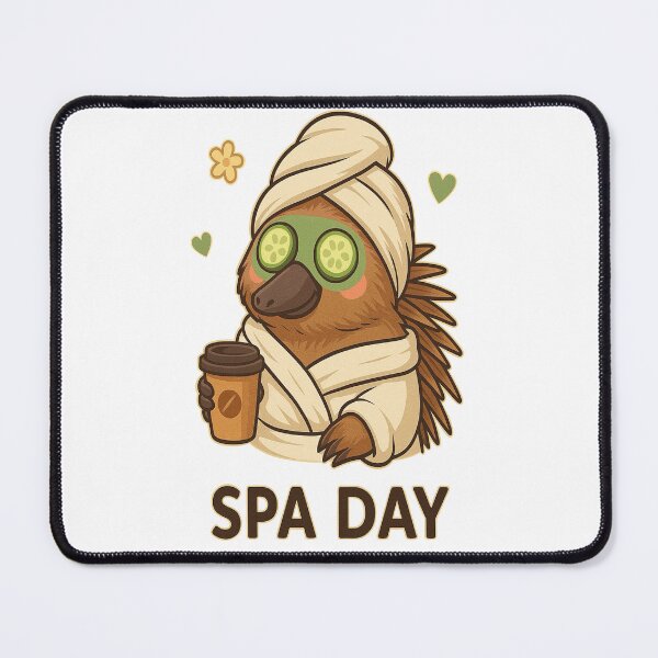 Item preview, Echidna Spa Day – Relaxing Cute Animal Art Vintage designed and sold by Memorph.