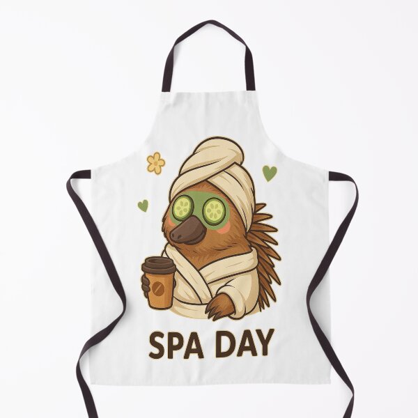 Item preview, Echidna Spa Day – Relaxing Cute Animal Art Vintage designed and sold by Memorph.