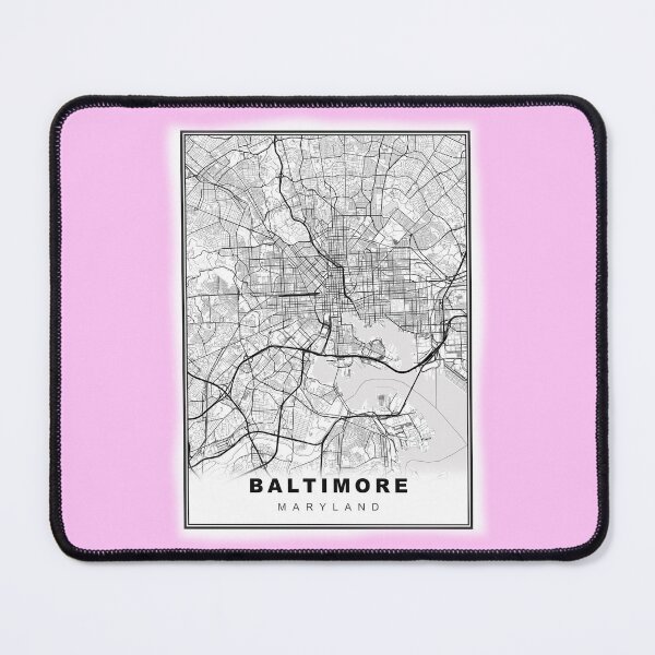 Item preview, Minimalist Baltimore Map designed and sold by Tamas Das.
