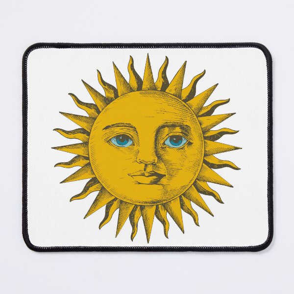 Item preview, Vintage Sun Face designed and sold by Angry Swan Designs.