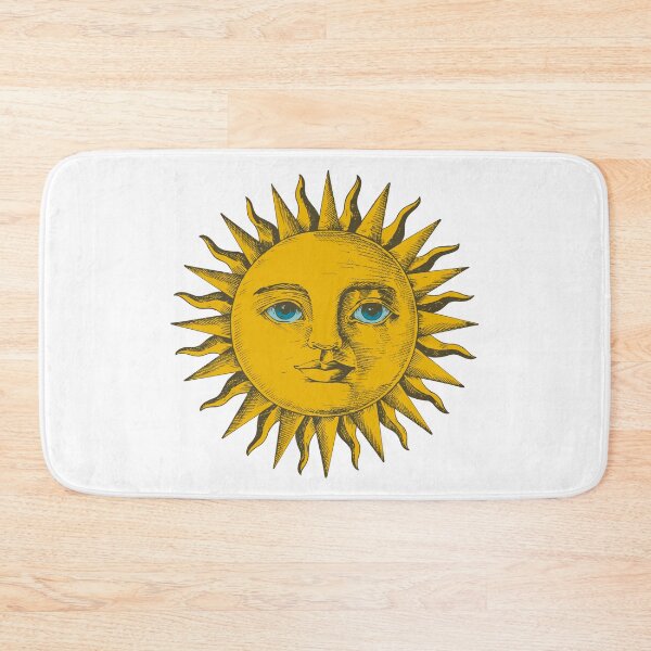 Item preview, Vintage Sun Face designed and sold by Angry Swan Designs.
