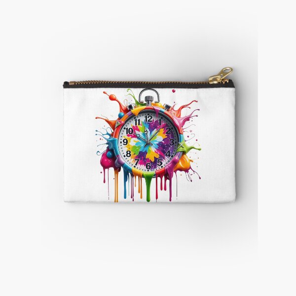 Item preview, Vibrant Splash Clock Art designed and sold by latelierdechris.