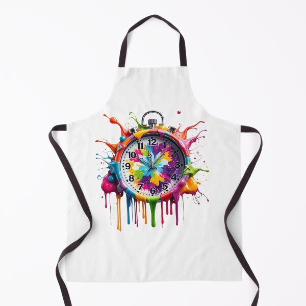 Item preview, Vibrant Splash Clock Art designed and sold by latelierdechris.