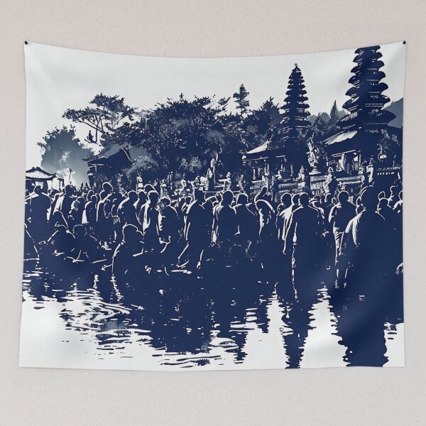 Item preview, Bali Graphic Design Poster designed and sold by FestivityFinds.