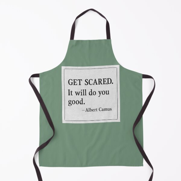Item preview, Albert Camus Quote - Get Scared designed and sold by tmf222.