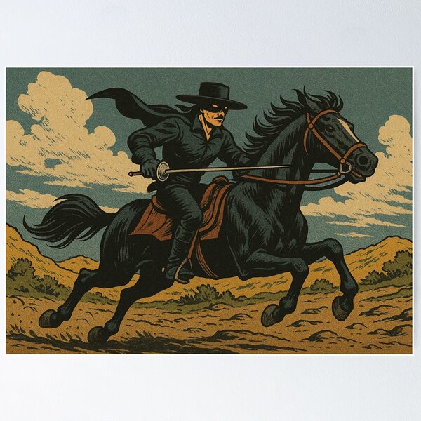 Item preview, Zorro, Avenger of the Poor designed and sold by Mauswohn.