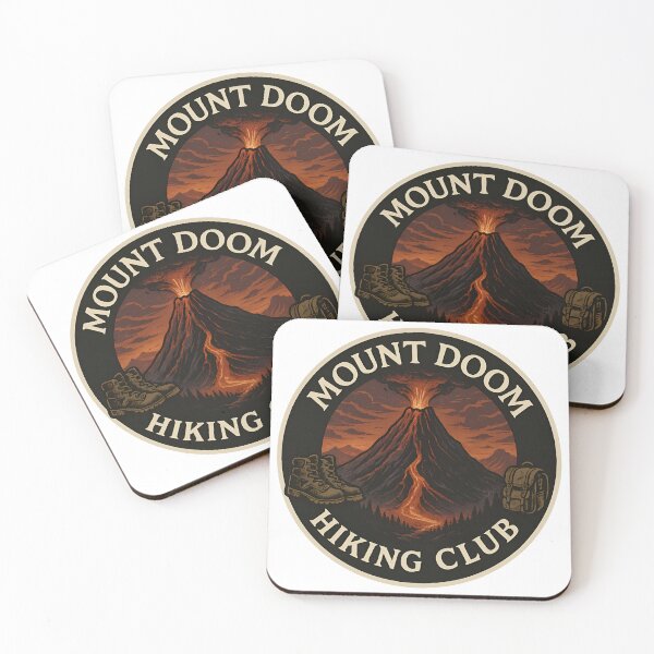Item preview, Mount doom hiking club tolkien fantasy designed and sold by MPAlex.